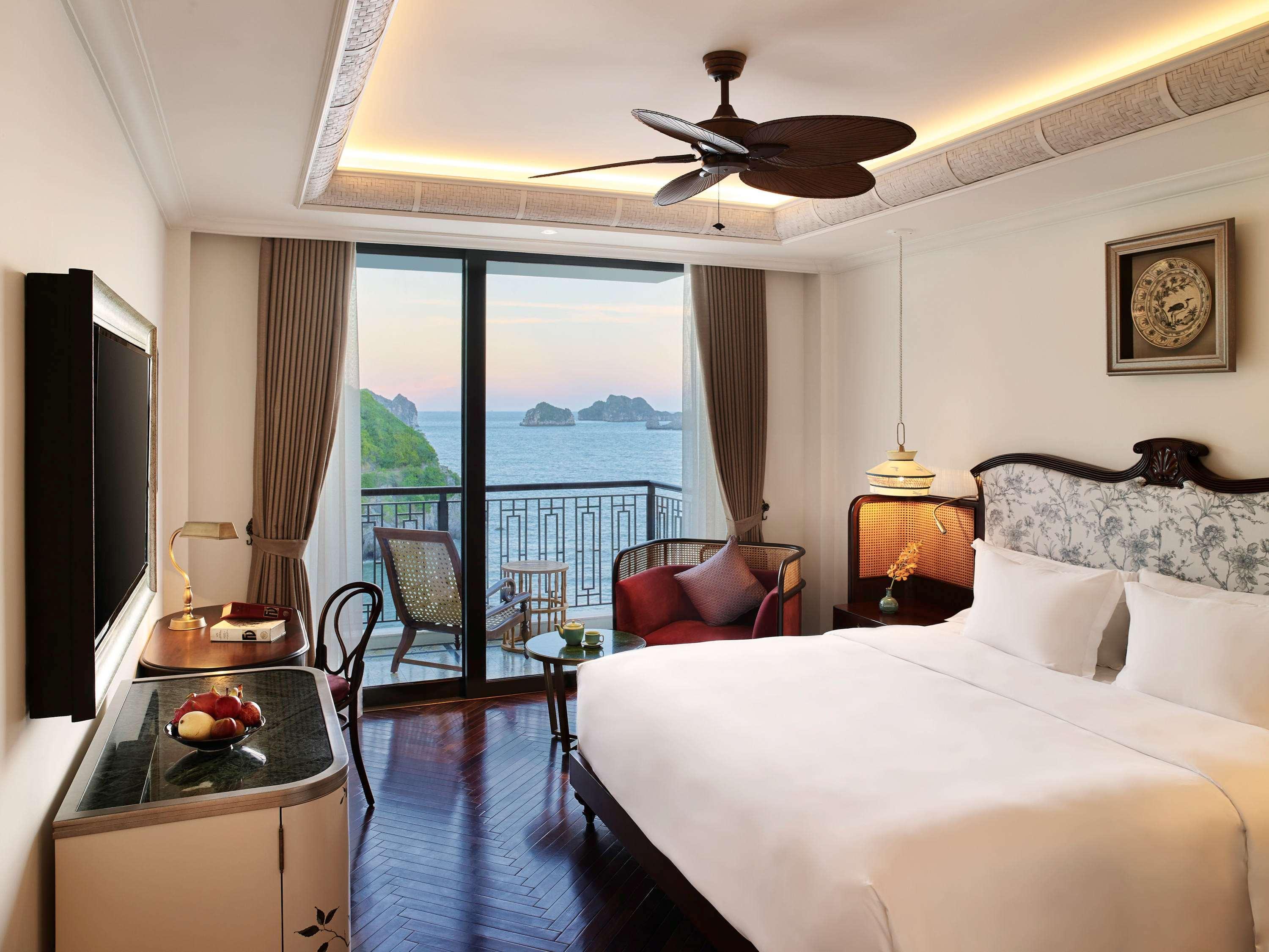 Hotel Perle D'Orient Cat Ba - Mgallery Chan Chau Eksteriør bilde Deluxe Ocean View Room
