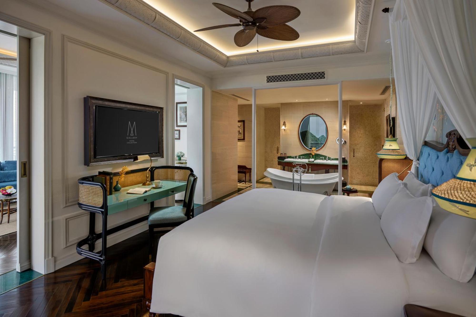 Hotel Perle D'Orient Cat Ba - Mgallery Chan Chau Eksteriør bilde Deluxe Ocean View Room